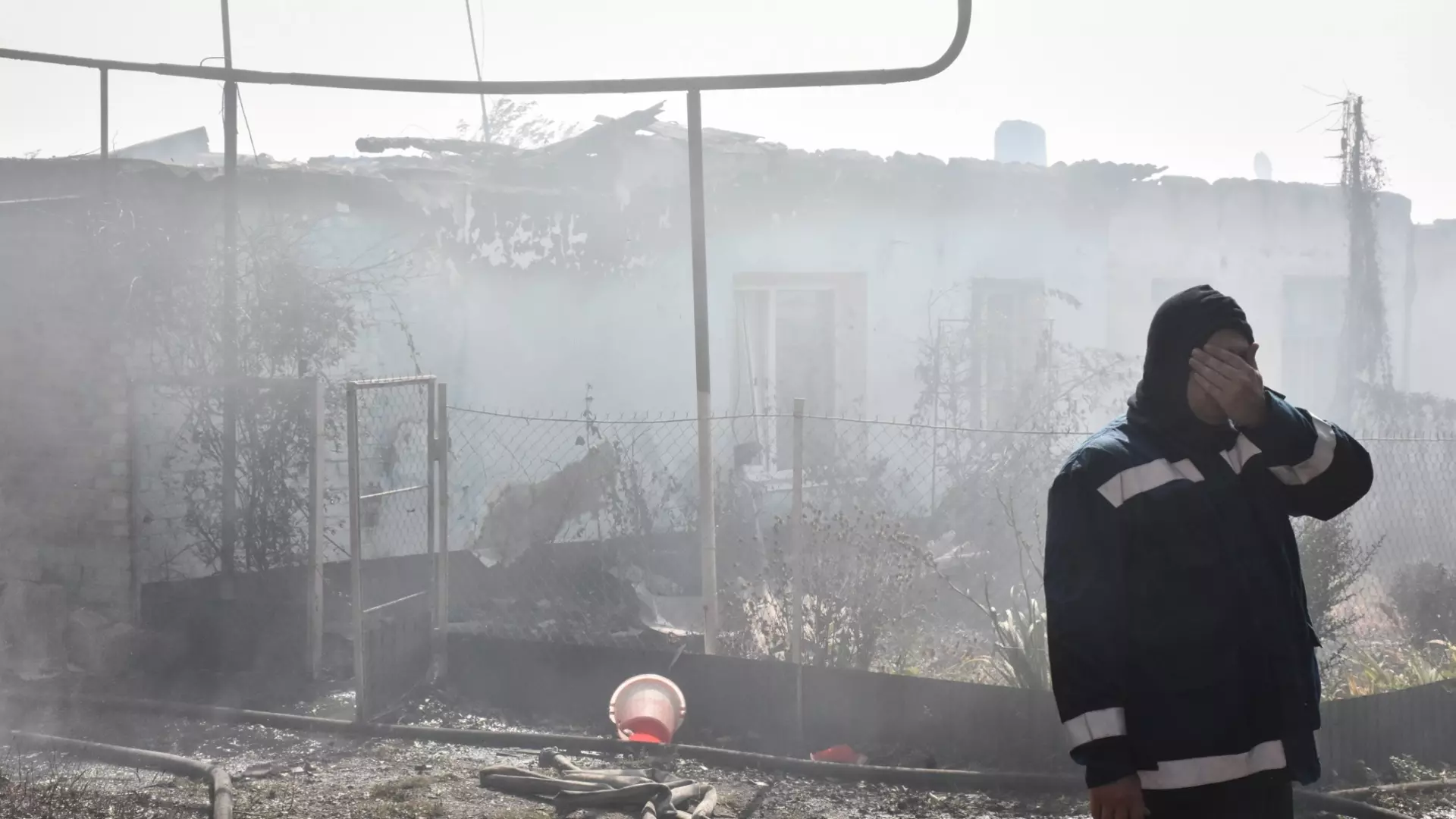 Житель Башкирии получил ожоги второй степени в крупном пожаре