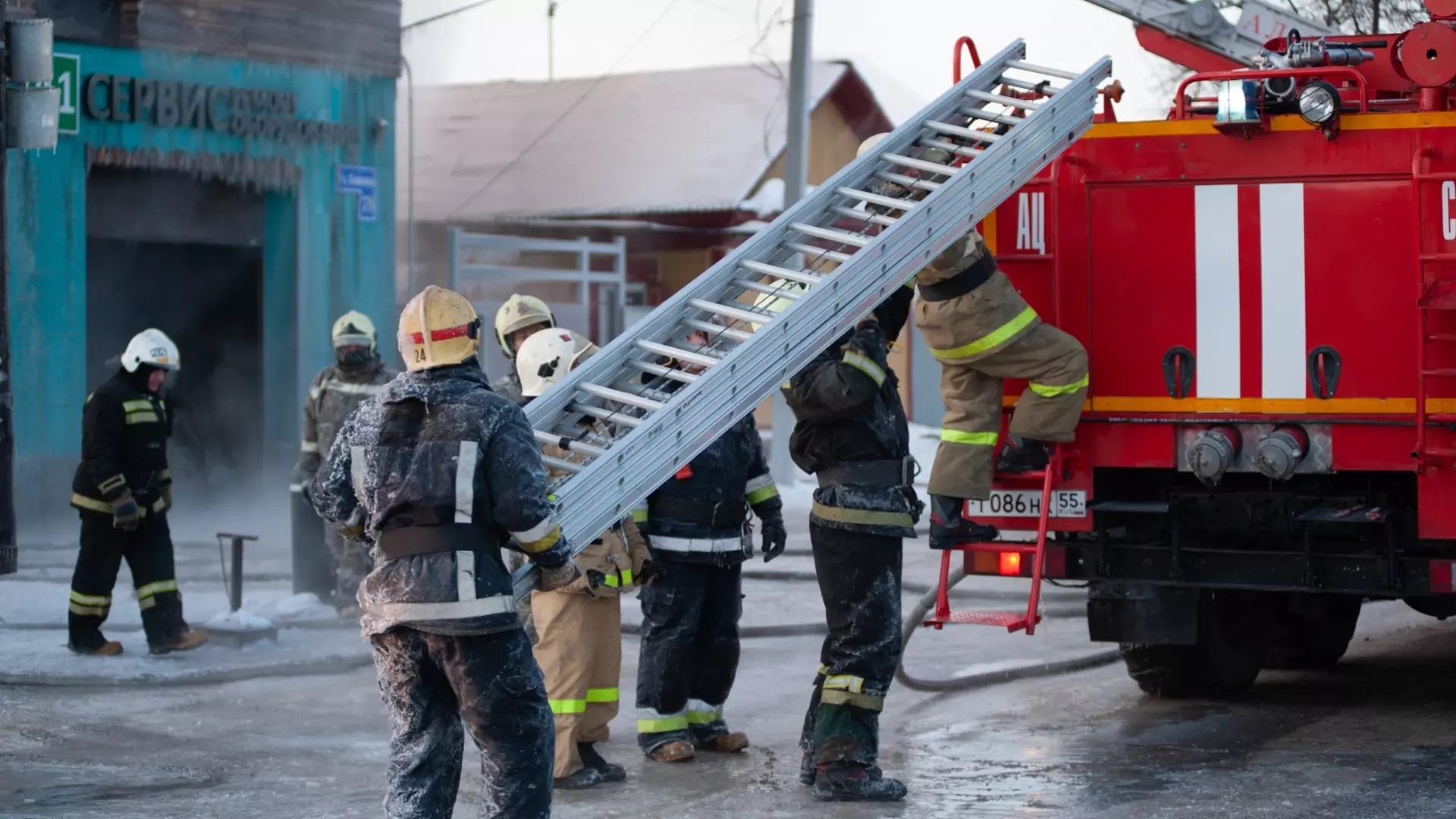 Два крупных пожара произошло в Уфе в ночь на 22 января