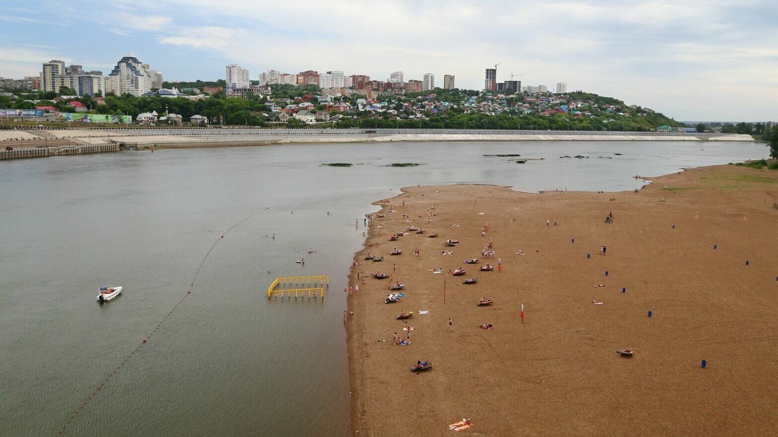 Мэрия Уфы застроит пляж «Солнечный» на Белой смотровой площадкой, пристанью и кафе