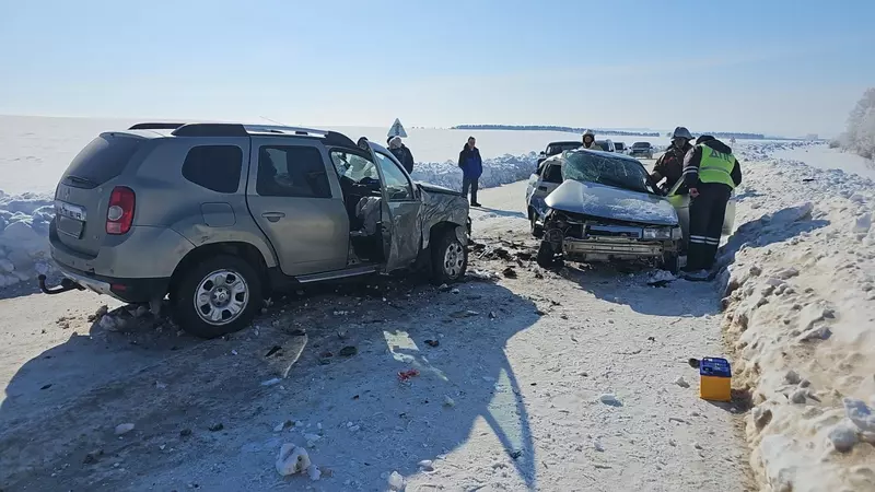 В Башкирии водитель российского авто погиб после столкновения с иномаркой