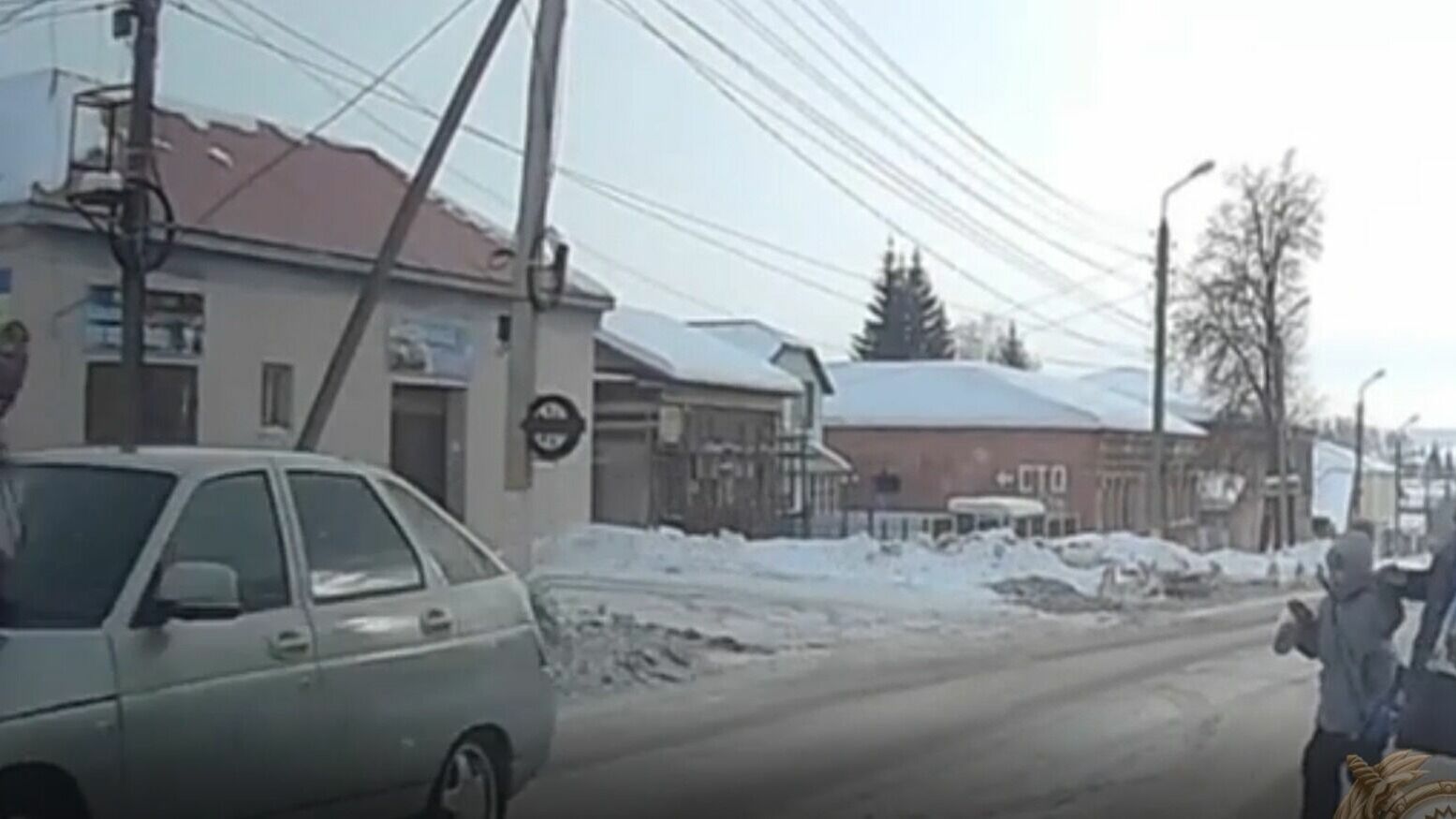 ДТП в Башкирии, где сбили бабушку с 10-летней внучкой, попало на видео