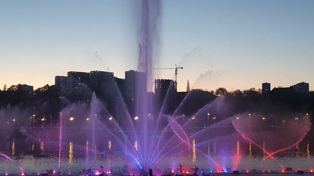 В Уфе запустили фонтан в парке Кашкадан: показываем, как это было