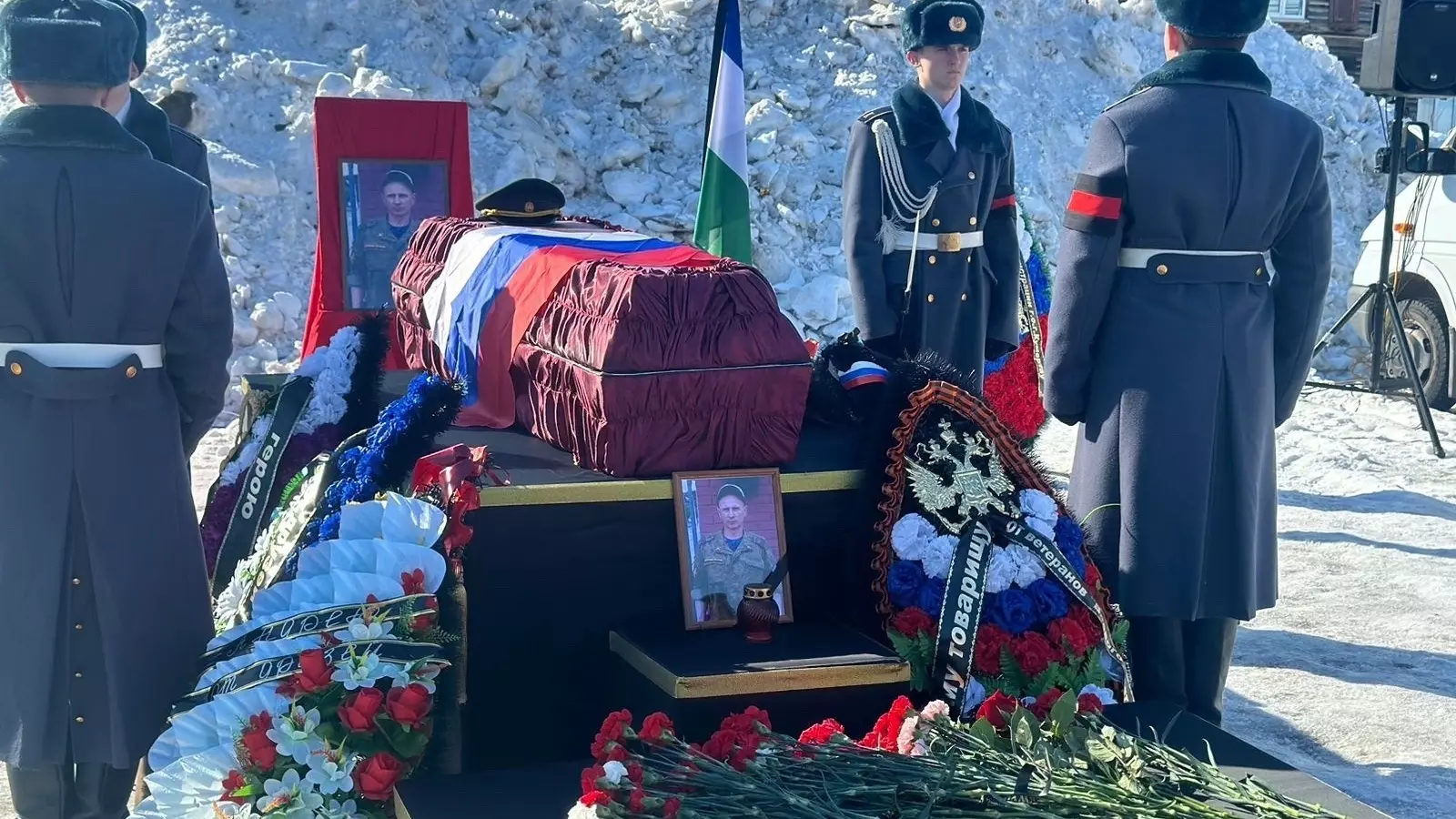 В Башкирии простились с погибшим в ходе СВО сержантом Андреем Поповым