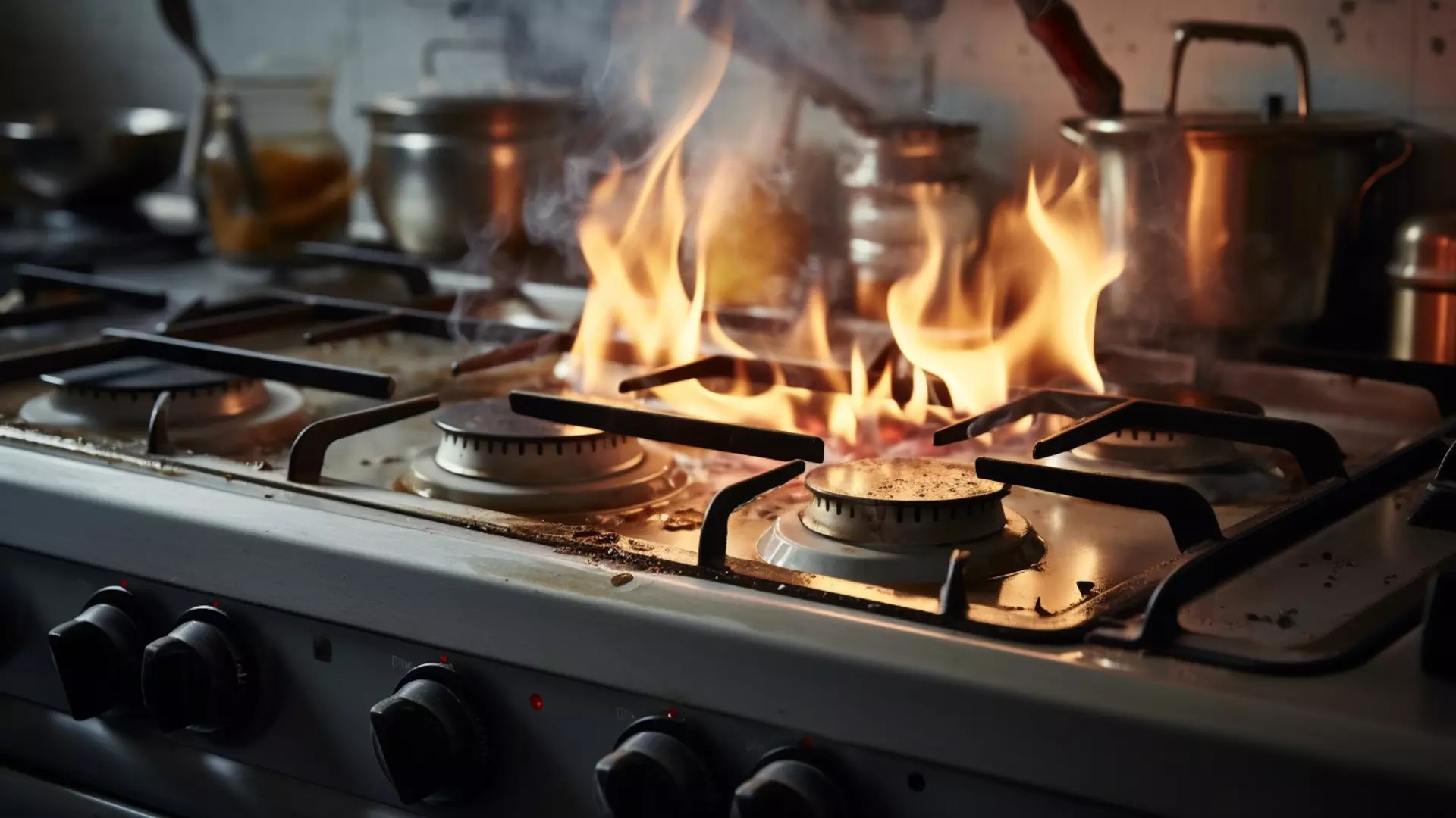 Пожар на кухне привел к серьезным последствиям для женщины в Уфе