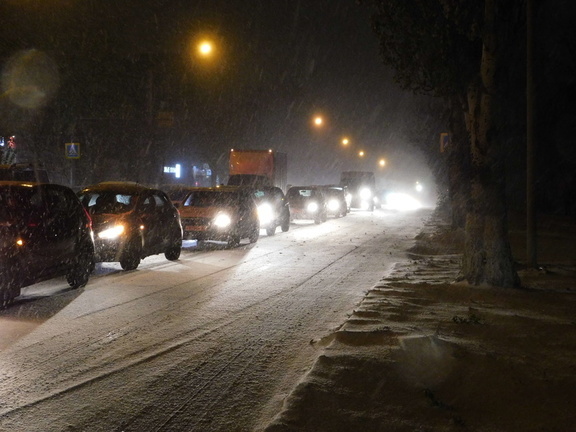 В Башкирии из-за снегопадов временно ограничено движение по трассам М-7, М-5 и Р-240