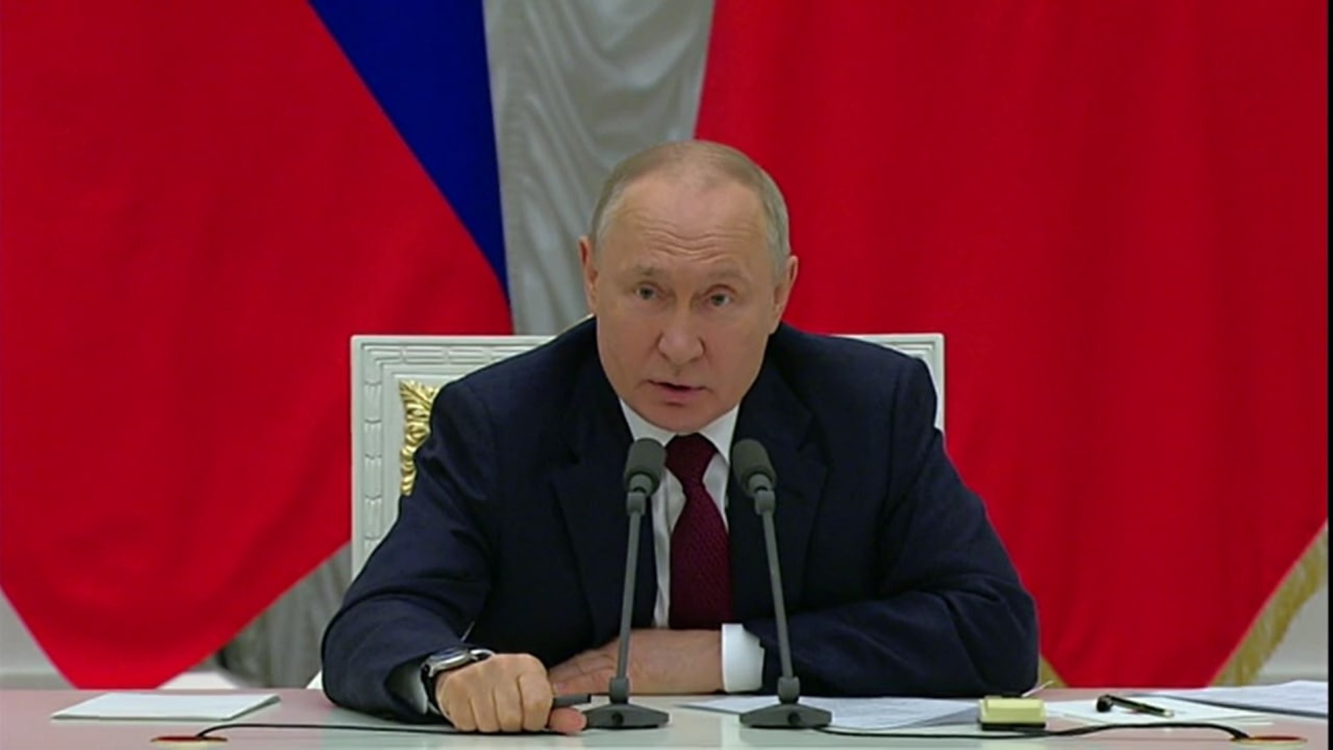 Кремль ру интервью с путиным. Выступление Путина. Фото Путина 2023 год.