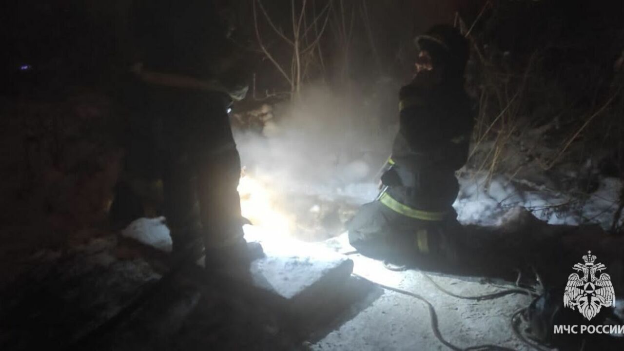 В Башкирии спасли 42-летнего мужчину из горящего колодца 