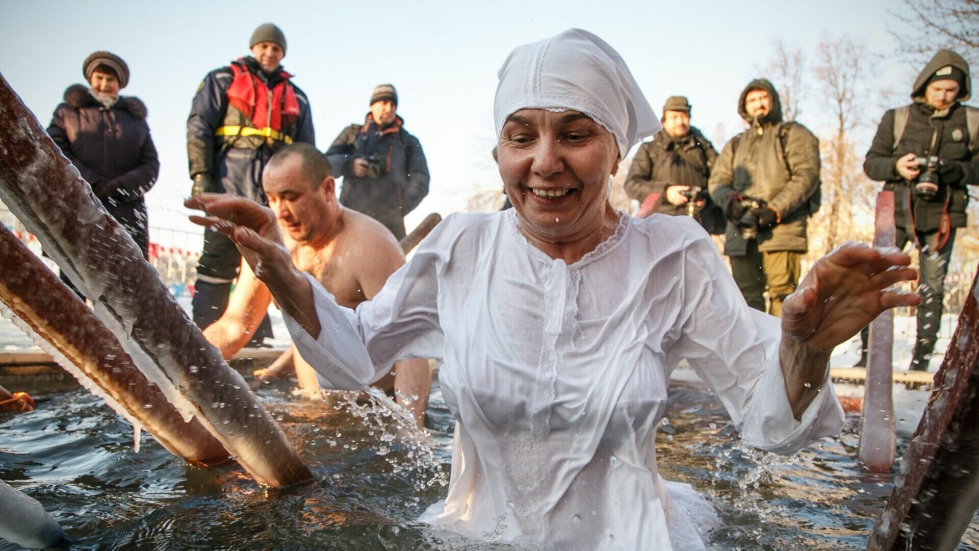 В Башкирии Крещение прошло без происшествий, но число купающихся уменьшилось на 9487 