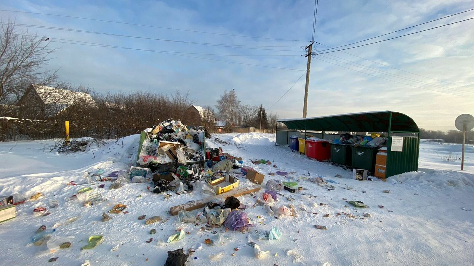 «Мыши бегают по квартире»: Из-за мороза в Башкирии обострилась проблема вывоза мусора