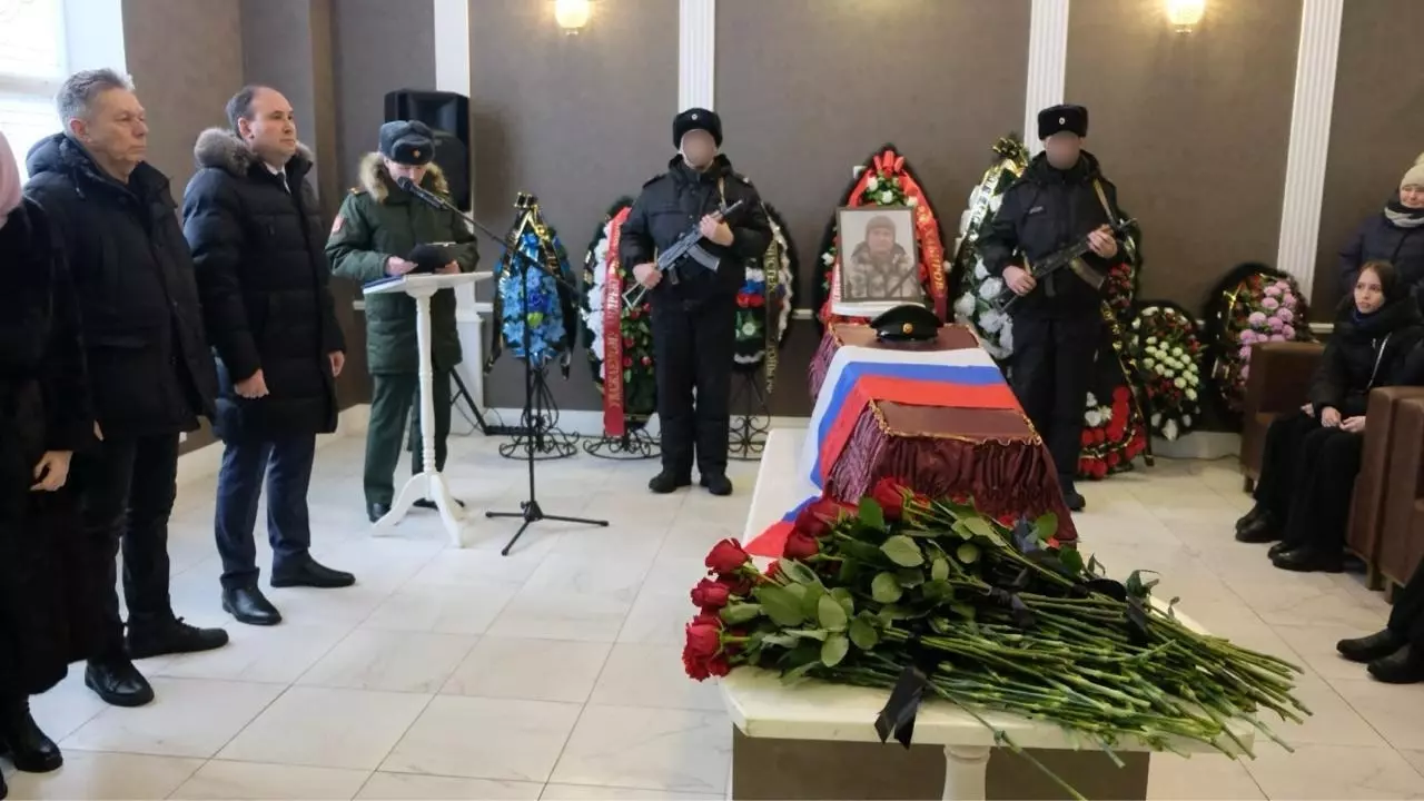 В Уфе прошла церемония прощания с погибшим в ходе СВО Андреем Большаковым