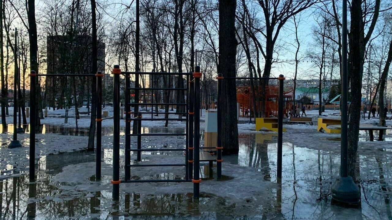 Хабиров прокомментировал состояние затопленного после зимы Демского парка в Уфе